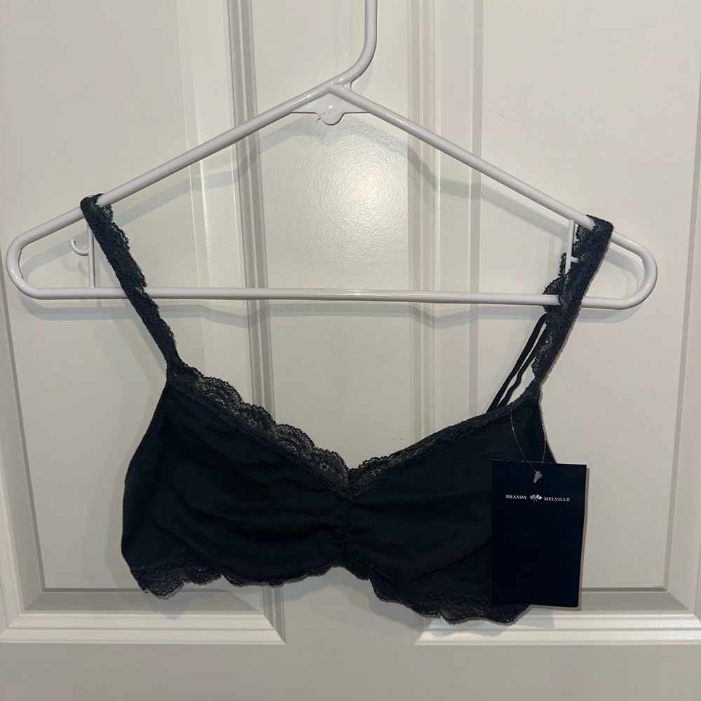 Navy Blue Lace Bralette